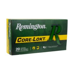 Remington 6mm Rem. 100gr. Core-Lokt PSP Ammunition, 20 Round Box