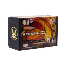 Federal Fusion .284 cal 175gr. Bullets, Box of 100