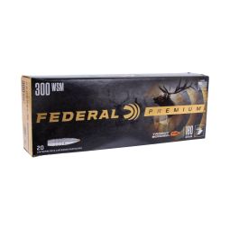 Federal Premium 300 WSM 170gr. Trophy Bonded Tip Ammunition, 20 Round Box