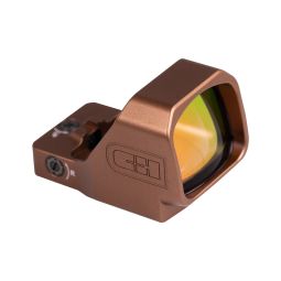 C&H Precision COMP Max Multi Reticle Red Dot Optic, RMR Footprint, FDE