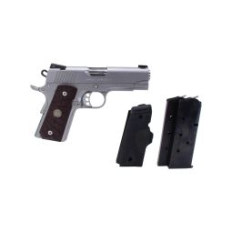 Kimber Compact Stainless II .45 ACP 4" Barrel w/ 2 Grip Sets, Two 7 Round Magazines
