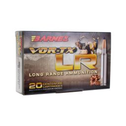 Barnes VOR-TX LR 6mm Creedmoor 95gr. LRX BT Ammunition, 20 Round Box