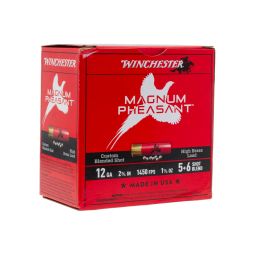 Winchester Magnum Pheasant 12ga. 2-3/4" 1-3/8oz. #5 & #6 Shot Ammunition, 25 Round Box