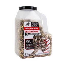 Winchester Wildcat 22LR 40gr. Copper Plated Dynapoint Ammunition, 1500 Round Jug