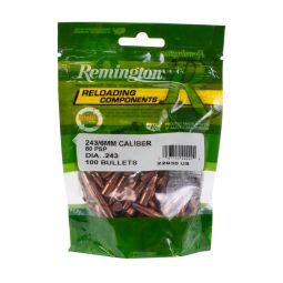 Remington .243 / 6mm cal 80gr. PSP Bullets, Bag of 100
