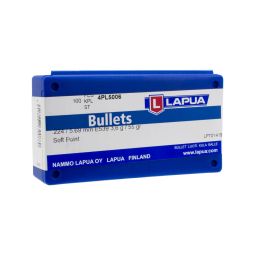 Lapua 22 cal. 55gr. Soft Point Bullets, Box of 100