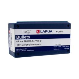 Lapua 6.5mm/264 cal. 139gr. Scenar OTM Bullets, Box of 100