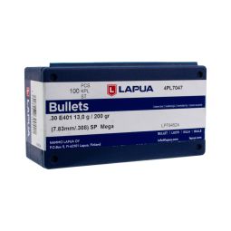 Lapua 30 cal. 200gr. Mega Soft Point Bullets, Box of 100