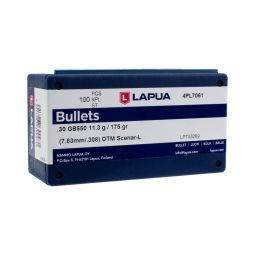 Lapua 30 cal. 175gr. Scenar-L OTM Bullets, Box of 100