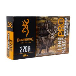 Browning LRPH 270 Win 140gr. Tipped GameKing Ammunition, 20 Round Box
