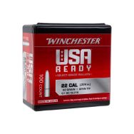 Winchester Rifle Bullets, .224 cal 62gr. Open Tip, Box of 100