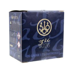 Beretta 500yr. Limited Edition 20ga. 1oz. #8 Shot Ammunition, 25 Round Box