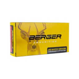 Berger 6mm Creedmoor 95gr. Classic Hunter Ammunition, 20 Round Box