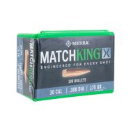 Sierra .308 cal./7.62mm 175gr. MatchKing X Bullets, Box of 100