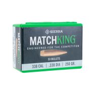 Sierra .338 cal. 250gr. MatchKing Bullets, Box of 50