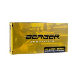 Berger 6.5 Creedmoor 140gr. Hybrid Target Ammunition, 20 Round Box