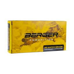Berger 6.5 Creedmoor 130gr. Hybrid OTM Tactical Ammunition, 20 Round Box