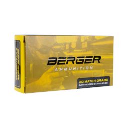 Berger 6.5 Creedmoor 144gr. LR Hybrid Target Ammunition, 20 Round Box