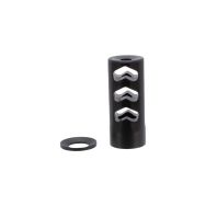Christensen Arms Stainless Steel RFR Brake, .22 cal. 1/2-28 Threads, Black Nitride