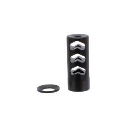 Christensen Arms Stainless Steel RFR Brake, .22 cal. 1/2-28 Threads, Black Nitride