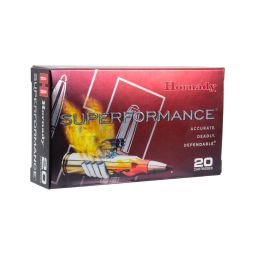 Hornady Superformance 22 Creedmoor 65gr. CX Ammunition, 20 Round Box