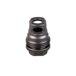 SilencerCo ASR Single Port Muzzle Brake 9MM 1/2X28, Black Nitride Finish
