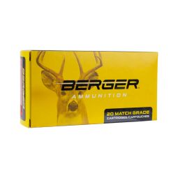Berger 6mm Creedmoor 108gr. Elite Hunter Ammunition, 20 Round Box