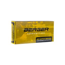 Berger 223 Rem. 73gr. BT Target Ammunition, 20 Round Box