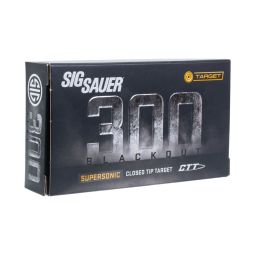 Sig Sauer 300 Blackout 125gr. CTT Supersonic Ammunition, 20 Round Box