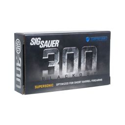 Sig Sauer Defense 300 Blackout 110gr. TAC-TX Supersonic Ammunition, 20 Round Box