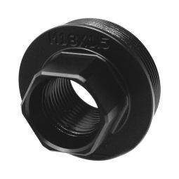 Faxon Stainless Direct Thread HUB adapter, M18x1.5