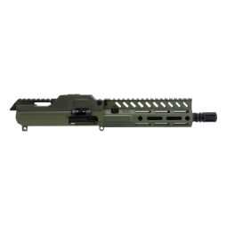 Freedom Ordnance 9mm 8" Barrel Complete Belt Fed Upper w/ M-LOK Handguard for FM-9D, OD Green
