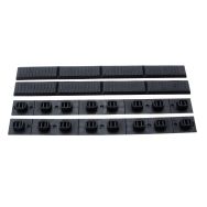 Tikka T3X ACE M-LOK 4 Slot Rail Cover, Set of 4, Black