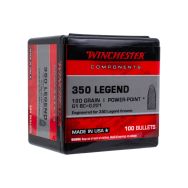 Winchester Rifle Bullets, 350 Legend 180gr. Power-Point, Box of 100