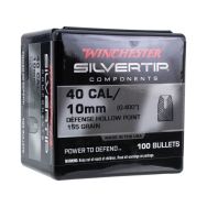 Winchester Pistol Bullets, 40 cal / 10mm 155gr. Silvertip HP, Box of 100