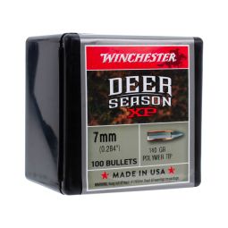 Winchester Rifle Bullets, 7mm 140gr. Deer Season XP, Box of 100