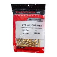 Winchester Unprimed Brass, 270 Win, Bag of 50