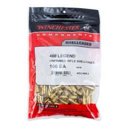 Winchester Unprimed Brass, 400 Legend, Bag of 100