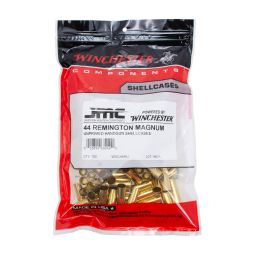 Winchester Unprimed Brass, 44 Rem Mag, Bag of 100