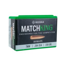 Sierra .284 cal./7mm 150gr. MatchKing Bullets, Box of 100