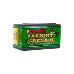 Barnes Varmint Grenade 6mm cal. 62gr. Bullets, Box of 100