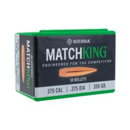 Sierra .375 cal. 350gr. MatchKing Bullets, Box of 50
