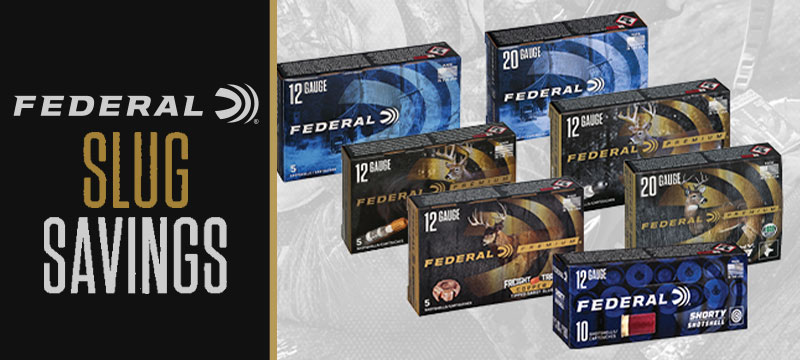Federal Slug Savings Ammunition Rebate Image