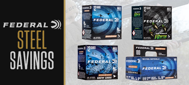Federal Steel Savings Ammunition Rebate Image