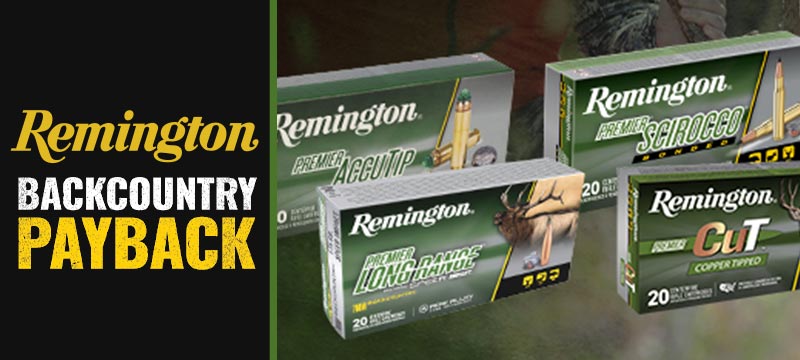 Remington Backcountry Payback Ammunition Rebate Image