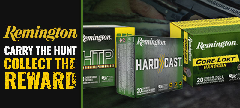 Remington Carry the Hunt Collect the Reward Ammunition Rebate Image
