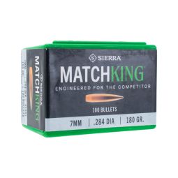 Sierra .284 cal./7mm 180gr. MatchKing CN Bullets, Box of 100
