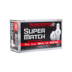 Winchester Super Match 12ga. 2-3/4" 1oz. Rifled Slug Ammunition, 10 Round Box