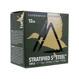 Apex Ammunition Waterfowl Stratified S3 Steel, 12ga. 3" 1-1/4oz. #2 & #4 Shot, 25 Round Box