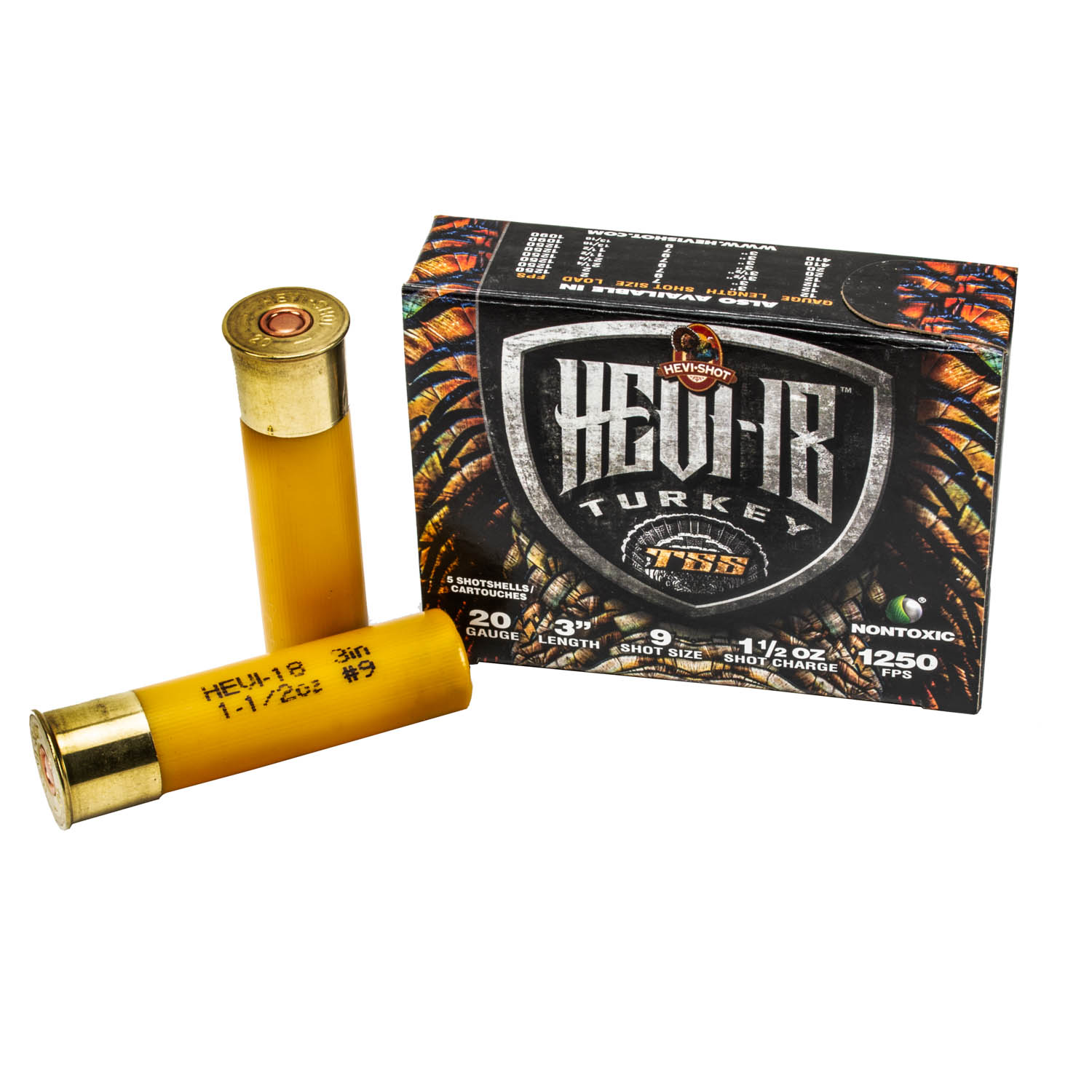 Hevi Shot Hevi-18 TSS Turkey Ammunition, 20ga. 3